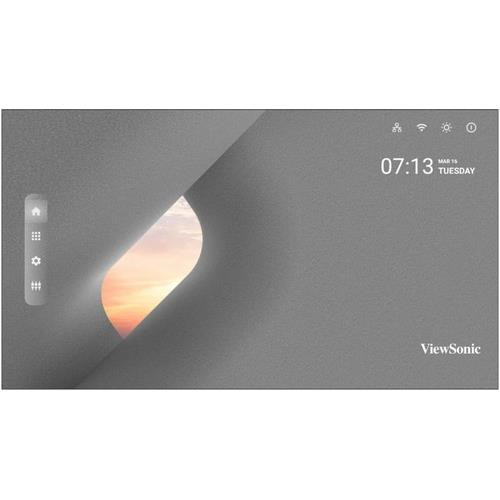 Viewsonic  Écran d'affichage dynamique Écran plat de signalisation numérique 4,14 m (163") LED Wifi 600 cd/m² Noir Android 9 - LDM163-182