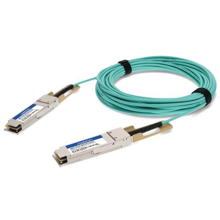 AddOn Networks  câble InfiniBand et à fibres optiques 1 m QSFP28 Couleur menthe - QSFP-OTU4-AOC1M-CN-AO