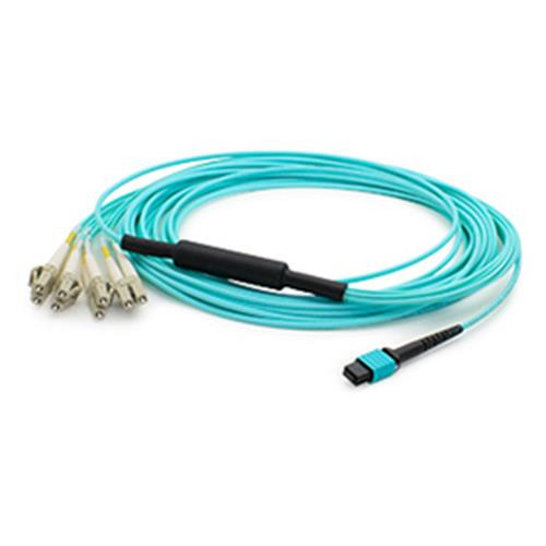 AddOn Networks  câble InfiniBand et à fibres optiques 6 m 4x LC Turquoise - ADD-MPO-4LC6M5OM3