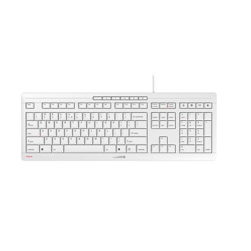 Contour Design STREAM clavier Bureau USB QWERTY Anglais américain Blanc - JK-8500EU-0