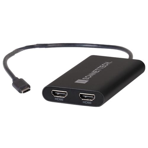 Sonnet  câble vidéo et adaptateur USB Type-A 2 x HDMI Noir - USBC-DHDMI