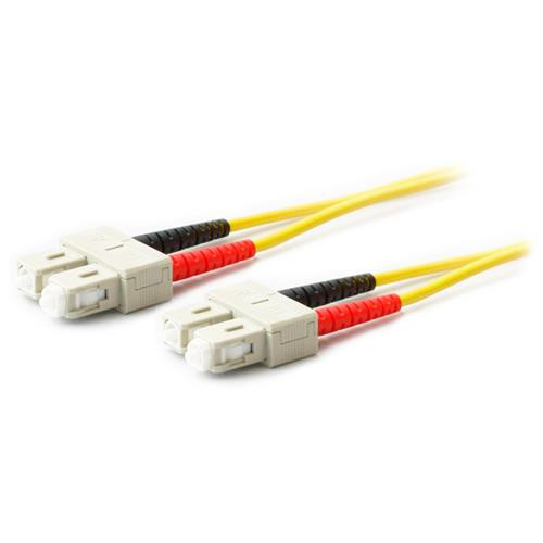 AddOn Networks 2m SC-SC câble InfiniBand et à fibres optiques Jaune - ADD-SC-SC-2M9SMF