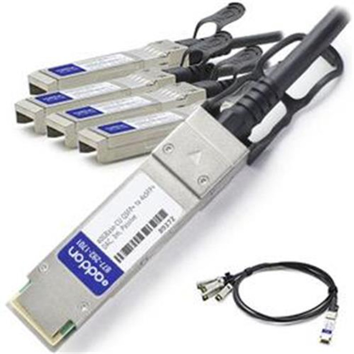 AddOn Networks  câble InfiniBand et à fibres optiques 3 m QSFP+ 4xSFP+ - ADD-QDESMU-PDAC3M