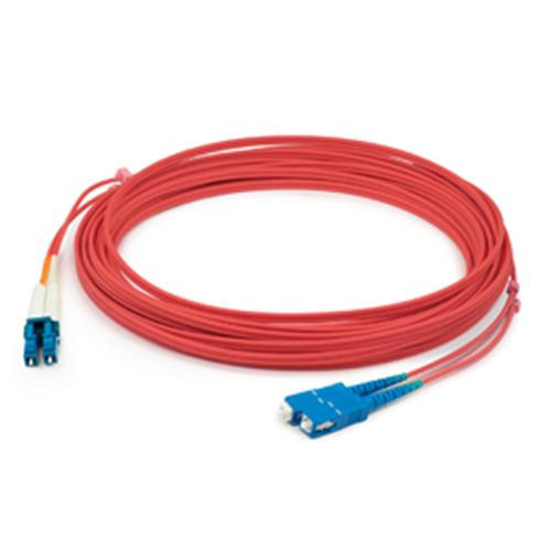 AddOn Networks  câble InfiniBand et à fibres optiques 7 m CMR Rouge - ADD-SC-LC-7M9SMF-RD
