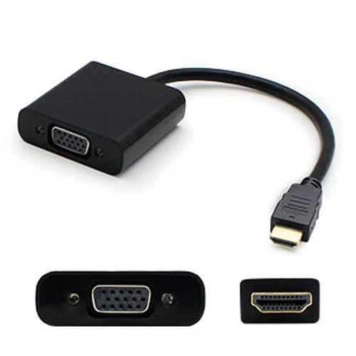 AddOn Networks  câble vidéo et adaptateur 0,2 m VGA (D-Sub) HDMI Type A (Standard) Noir - 701943-001-AO
