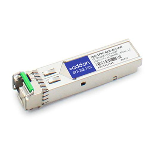 AddOn Networks  module émetteur-récepteur de réseau Fibre optique 10000 Mbit/s SFP+ - 10G-SFPP-BXD-40K-AO