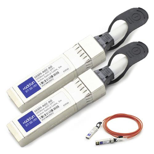AddOn Networks 3m SFP+ - SFP+ câble InfiniBand et à fibres optiques SFP+ Orange - 10305-AOC-AO