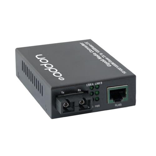 AddOn Networks  convertisseur de support réseau 1000 Mbit/s 1310 nm Multimode Noir - ADD-GMC-MX-SC