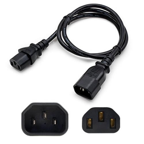 AddOn Networks 6ft, IEC C13/IEC C14 Noir 1,83 m Coupleur C14 Coupleur C13 - ADD-C132C1414AWG6FT