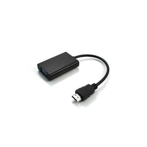 AddOn Networks  câble vidéo et adaptateur VGA (D-Sub) HDMI Type A (Standard) Noir - HDMI2VGA