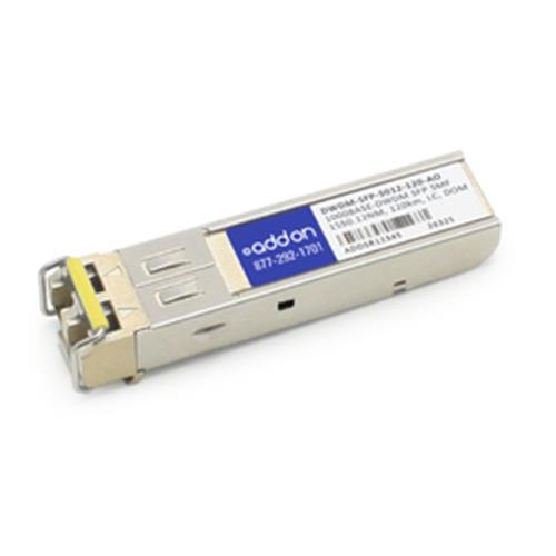 AddOn Networks  module émetteur-récepteur de réseau Fibre optique 1000 Mbit/s 1550,92 nm - DWDM-SFP-5092-120-AO