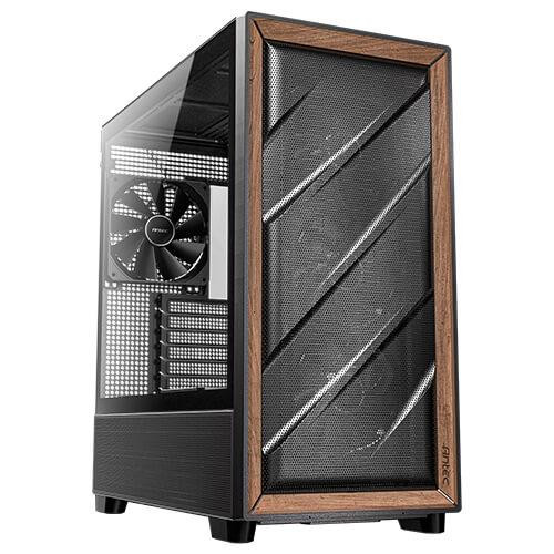 Antec  unité centrale Midi Tower Noir, Bois - 0-761345-10133-2