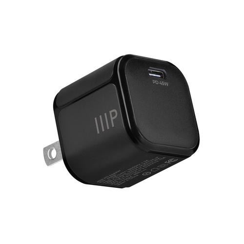 Monoprice  chargeur d'appareils mobiles Ordinateur portable, Smartphone, Tablette Noir Secteur Charge rapide Intérieure - 44908