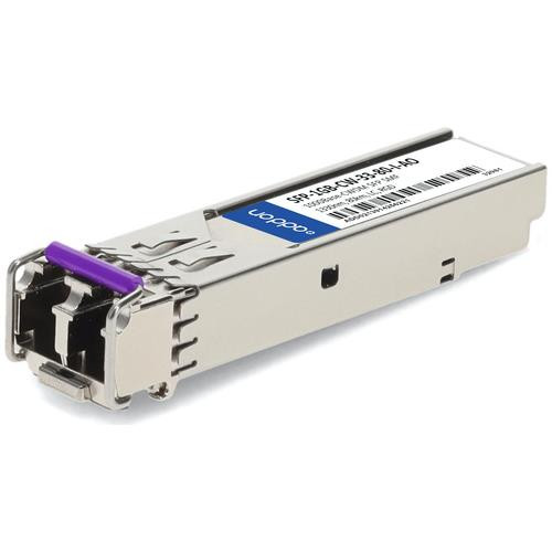 AddOn Networks  module émetteur-récepteur de réseau Fibre optique 1000 Mbit/s 1330 nm - SFP-1GB-CW-33-80-I-AO