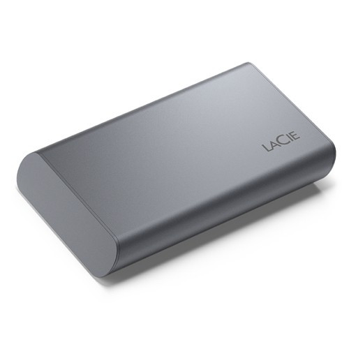 LaCie Mobile SSD Secure Technologie Thunderbolt 500 Go USB Type-C 3.2 Gen 2 (3.1 Gen 2) Gris - STKH500800