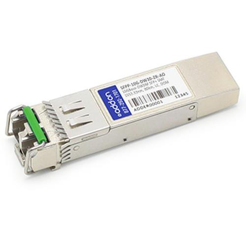 AddOn Networks  module émetteur-récepteur de réseau Fibre optique 10000 Mbit/s SFP+ - SFPP-10G-DW30-ZR-AO