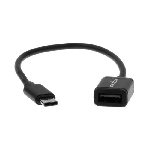 Rocstor  câble USB 0,15 m USB-C USB-A Noir - Y10C147-B1