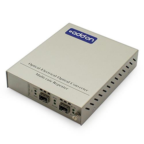 AddOn Networks  convertisseur de support réseau 10000 Mbit/s Blanc - ADD-MCC10G2SFP-SK