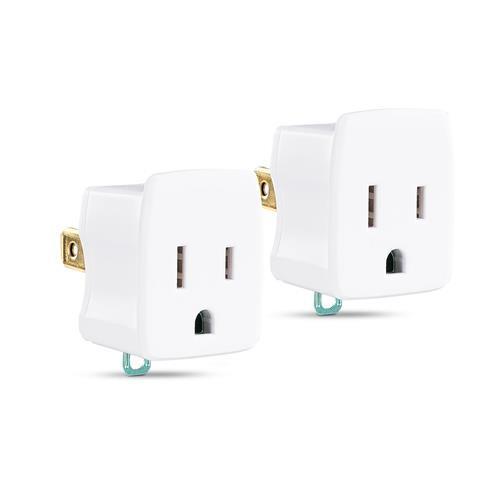 CyberPower  adaptateur prise d'alimentation NEMA 5-15P NEMA 5-15R Blanc - GT1W2PK