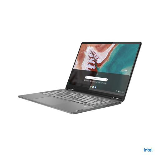 Lenovo Flex5 Chrome 14IAU Intel® Core™ i5 i5-1245U Chromebook 35,6 cm (14") Écran tactile WUXGA 16 Go LPDDR4x-SDRAM 256 Go SSD Wi-Fi 6E (802.11ax) ChromeOS Anglais américain Gris - 83AJ0001UX
