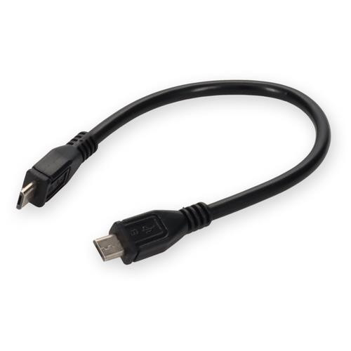 AddOn Networks  câble USB USB 2.0 0,2 m Micro-USB B USB A Noir - USBOTG8IN