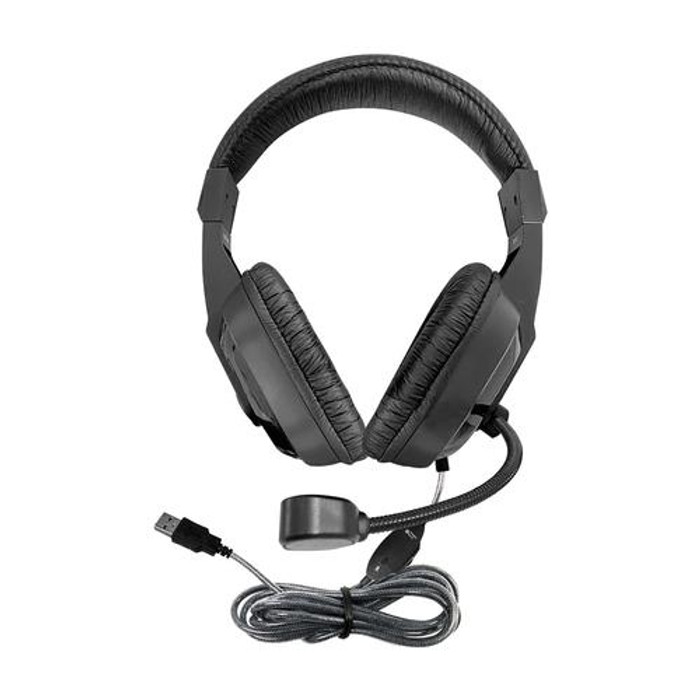 HamiltonBuhl WorkSmart Plus Casque Avec fil Arceau Appels/Musique USB Type-A Noir - WSP2BK-40