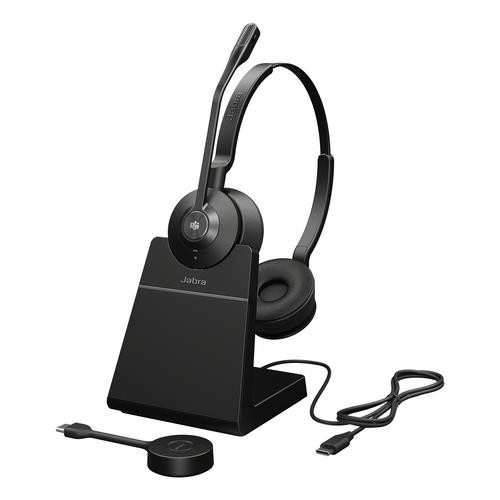 Jabra Engage 55 SE Casque Sans fil Arceau Bureau/Centre d'appels USB Type-C Noir - 9659-475-125