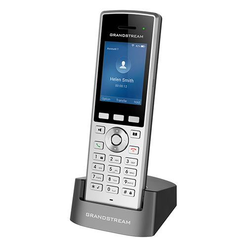 Grandstream Networks  téléphone fixe Noir, Argent 2 lignes LCD Wifi - WP822