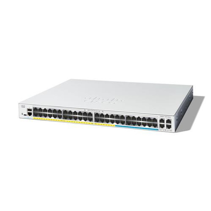 Cisco Catalyst  commutateur réseau Géré L2/L3 Gigabit Ethernet (10/100/1000) Connexion Ethernet, supportant l'alimentation via ce port (PoE) Gris - C1300-48MGP-4X