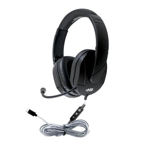 HamiltonBuhl MACH-2 Casque Avec fil Arceau Education USB Type-C Noir - M2USBC