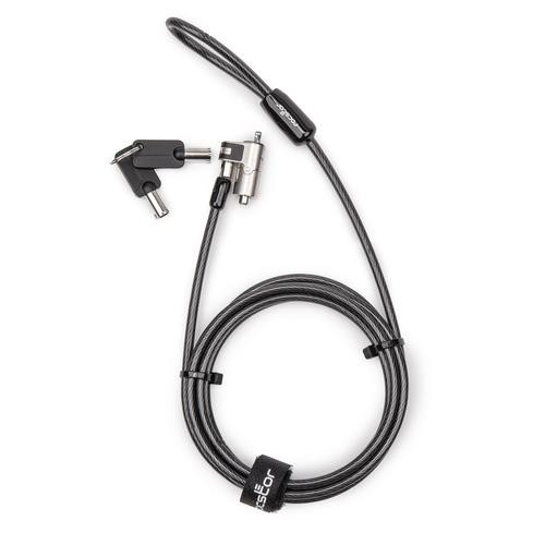 Rocstor  câble antivol Noir 2 m - Y1RB031-B1