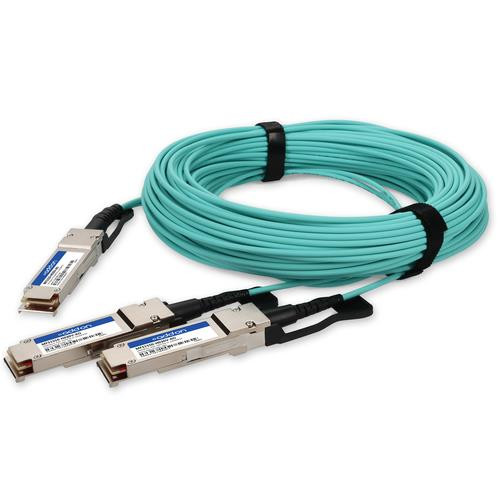 AddOn Networks  câble InfiniBand et à fibres optiques 30 m QSFP56 2x QSFP56 Couleur aqua - MFS1S50-H030V-AO
