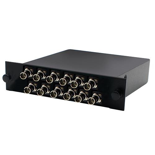 AddOn Networks  châssis de réseaux Noir - ADD-3BAYC1MP12STSS1