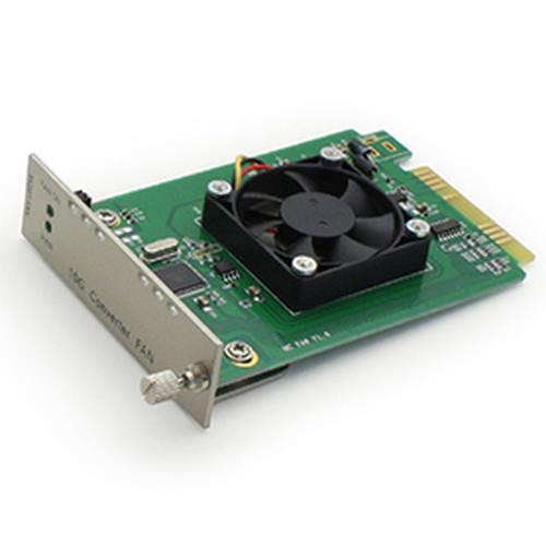 AddOn Networks  convertisseur de support réseau Interne 10000 Mbit/s Vert, Acier inoxydable - ADD-MCC-10G-FANCARD