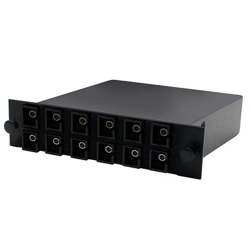 AddOn Networks  châssis de réseaux Noir - ADD-3BAYC1MP12SCSS1