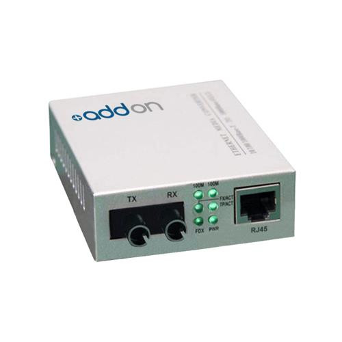 AddOn Networks  convertisseur de support réseau 100 Mbit/s Gris - ADD-FMC-FX-8ST