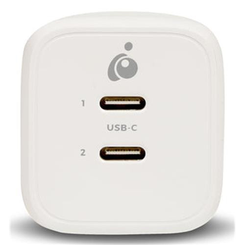 iogear  chargeur d'appareils mobiles Smartphone Blanc Secteur Charge rapide Intérieure - GPAWC65W