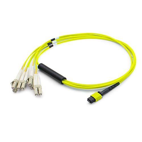 AddOn Networks  câble InfiniBand et à fibres optiques 10 m MPO/MTP LC Jaune - ADD-MPO-4LC10M9SMF