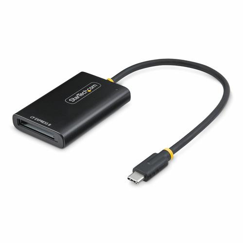StarTech.com Lecteur de Cartes USB-C CFexpress Type B, USB 10Gbps, Lecteur de Cartes Mémoire Portable, Adaptateur USB Type-C vers CF Express 2.0, Fonctionne avec Tous les Systèmes d'Exploitation - 1B-USB-C-CFE-ADAPTER