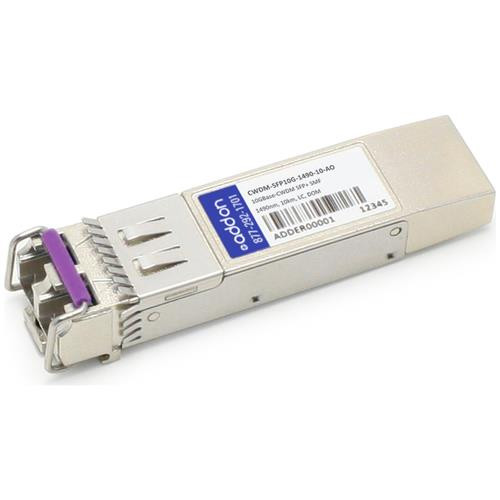 AddOn Networks  module émetteur-récepteur de réseau Fibre optique 10000 Mbit/s SFP+ 1490 nm - CWDM-SFP10G-1490-10-AO