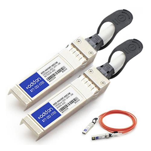 AddOn Networks 1m SFP+ - SFP+ câble InfiniBand et à fibres optiques SFP+ Orange - ADD-XAVSNT-AOC1M