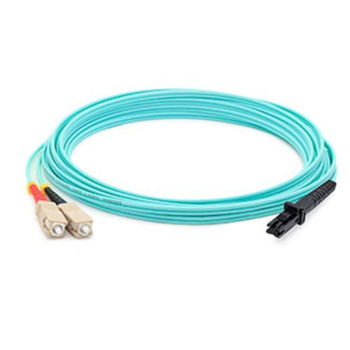 AddOn Networks MT-RJ - SC 3m câble InfiniBand et à fibres optiques Turquoise - ADD-SC-MTRJ-3M5OM3