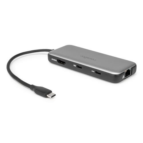 Rocstor  hub & concentrateur USB Type-C 10000 Mbit/s Gris - Y10A319-S1