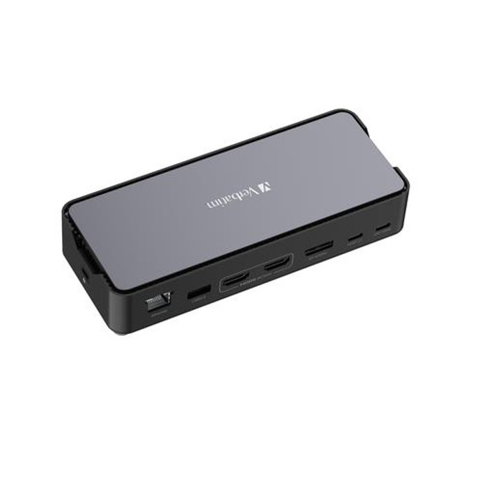 Verbatim CDS-15 Avec fil USB 3.2 Gen 1 (3.1 Gen 1) Type-C Noir, Gris - 32171