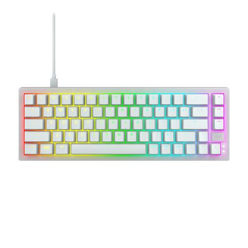CHERRY K5V2 Compact clavier Gaming USB QWERTY Anglais Blanc - CX-K5V2-RGB-CPT-TPWHITE-R-US