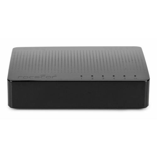 Rocstor JetConnect JC5 Non-géré Gigabit Ethernet (10/100/1000) Noir - Y10S001-B1