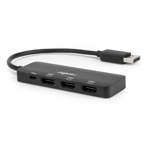 Rocstor  hub & concentrateur DisplayPort Noir - Y10A314-B1