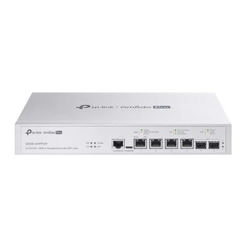TP-Link  commutateur réseau Géré L2/L2+ Connexion Ethernet, supportant l'alimentation via ce port (PoE) Gris - S5500-4XHPP2XF