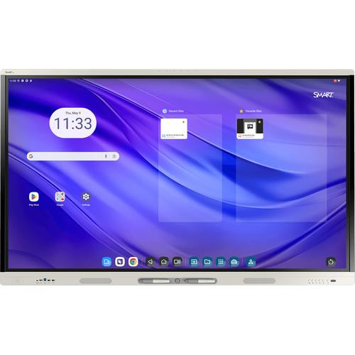 SMART Technologies MX tableau blanc interactif 139,7 cm (55") 3840 x 2160 pixels Écran tactile Argent USB / Bluetooth - SBID-MX255-V5