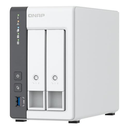 QNAP  serveur de stockage NAS Tower Cortex-A Cortex-A55 4 Go Blanc - TS-216G-US